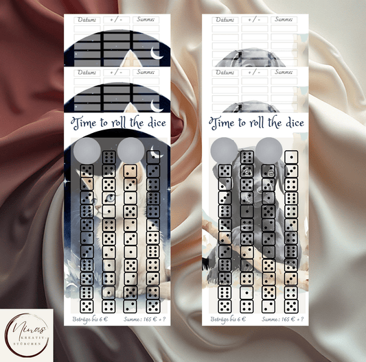 Time to roll the dice I Ausverkauf I A6 I 1er Challenge - Nina's Kreativstübchen