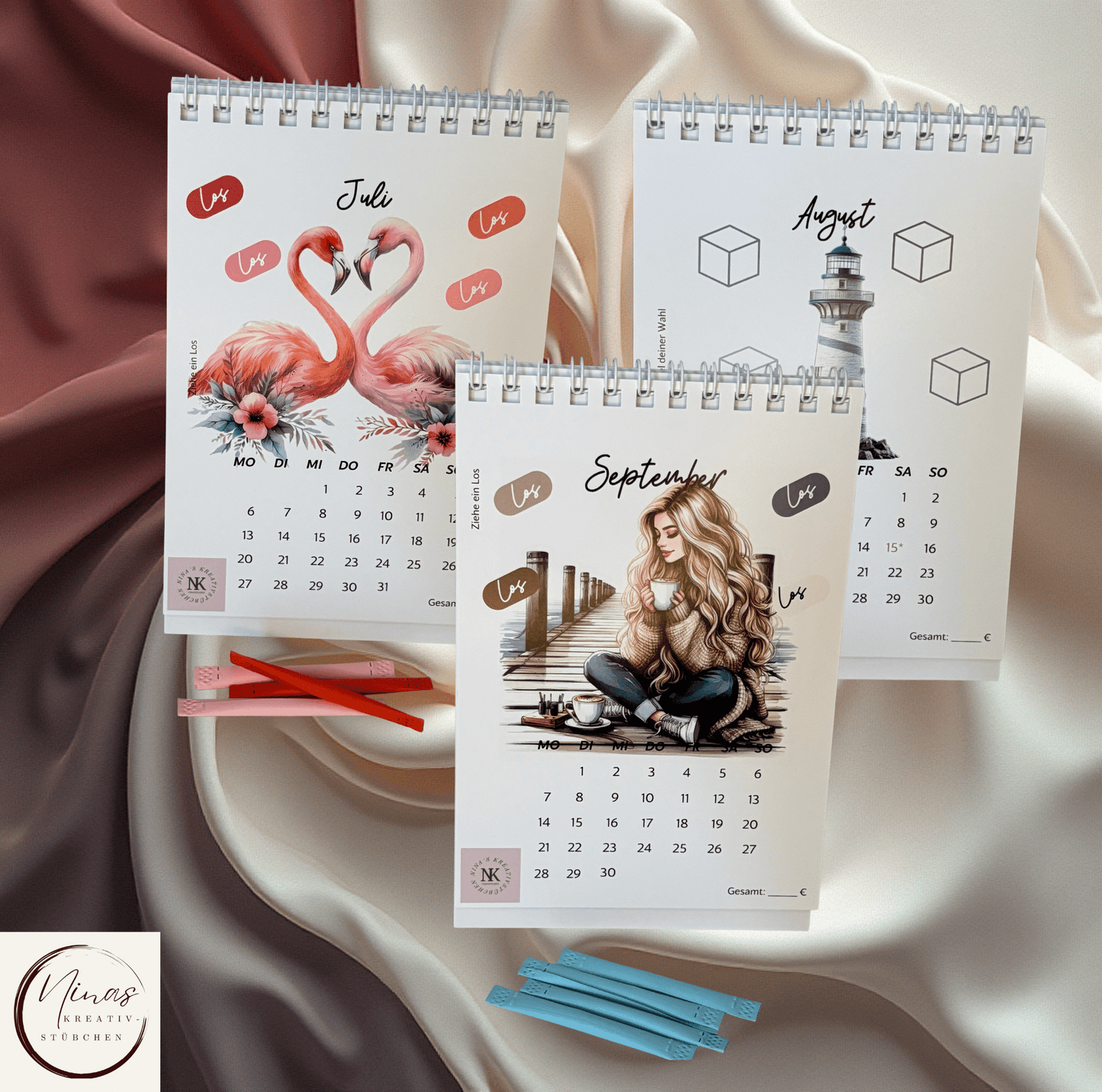 Tischkalender 2026 I Jahreskalender 2026 I Ausverkauf - Nina's Kreativstübchen