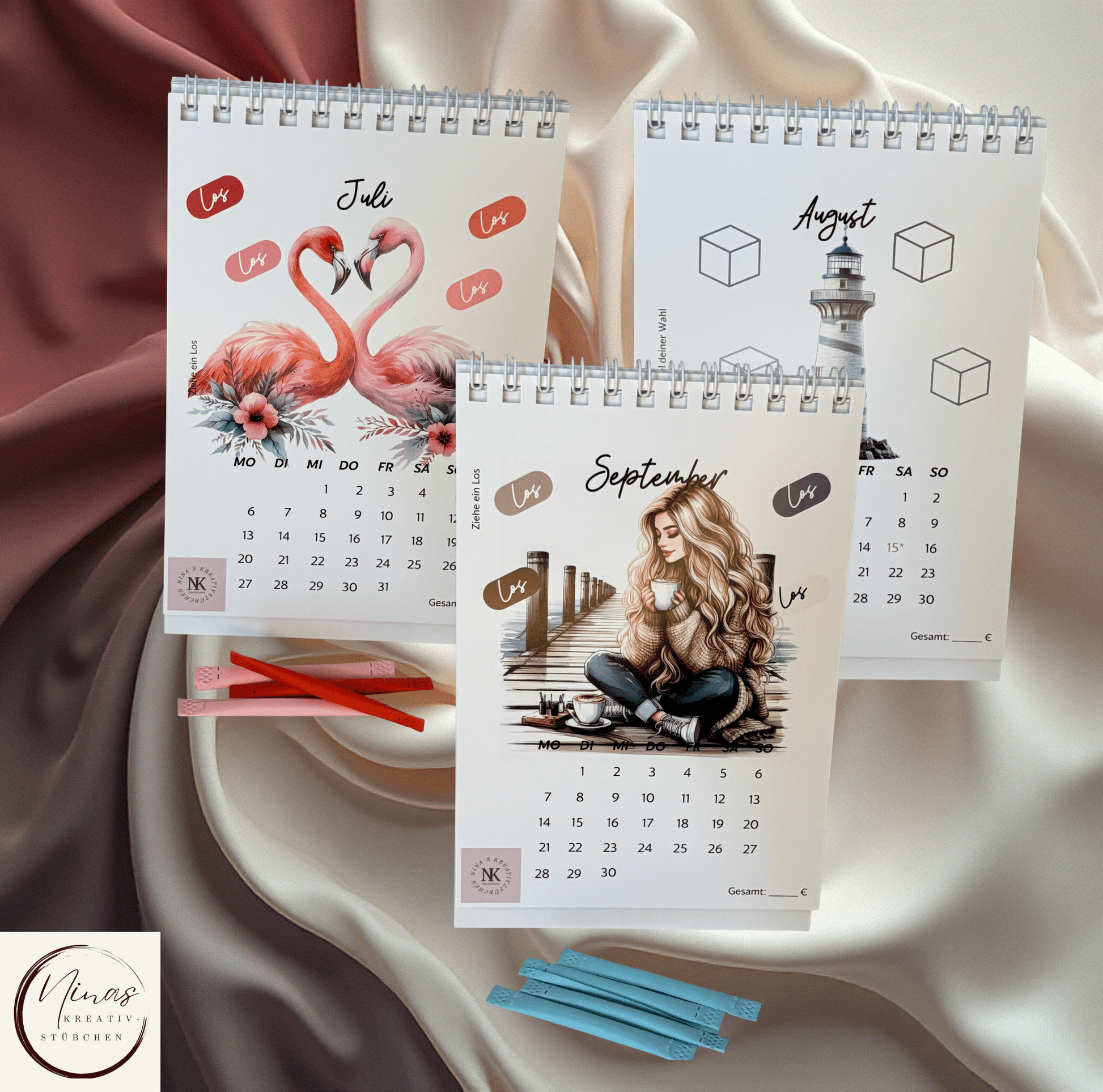 Tischkalender 2026 I Jahreskalender 2026 I Ausverkauf - Nina's Kreativstübchen