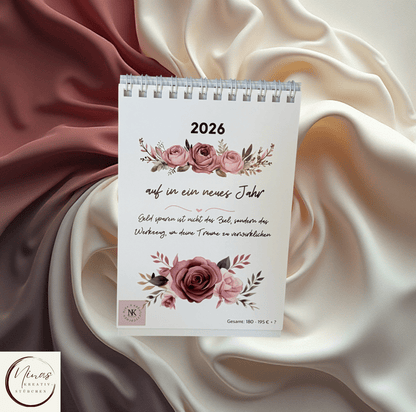 Tischkalender 2026 I Jahreskalender 2026 I Ausverkauf - Nina's Kreativstübchen