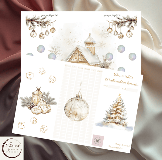 Türchen Nr. 22 I Das nächste Weihnachten kommt I A6 - Nina's Kreativstübchen