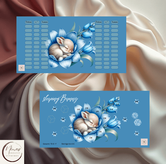 Türchen Nr. 8 I sleeping Bunny I A6 I 1er Challenge - Nina's Kreativstübchen