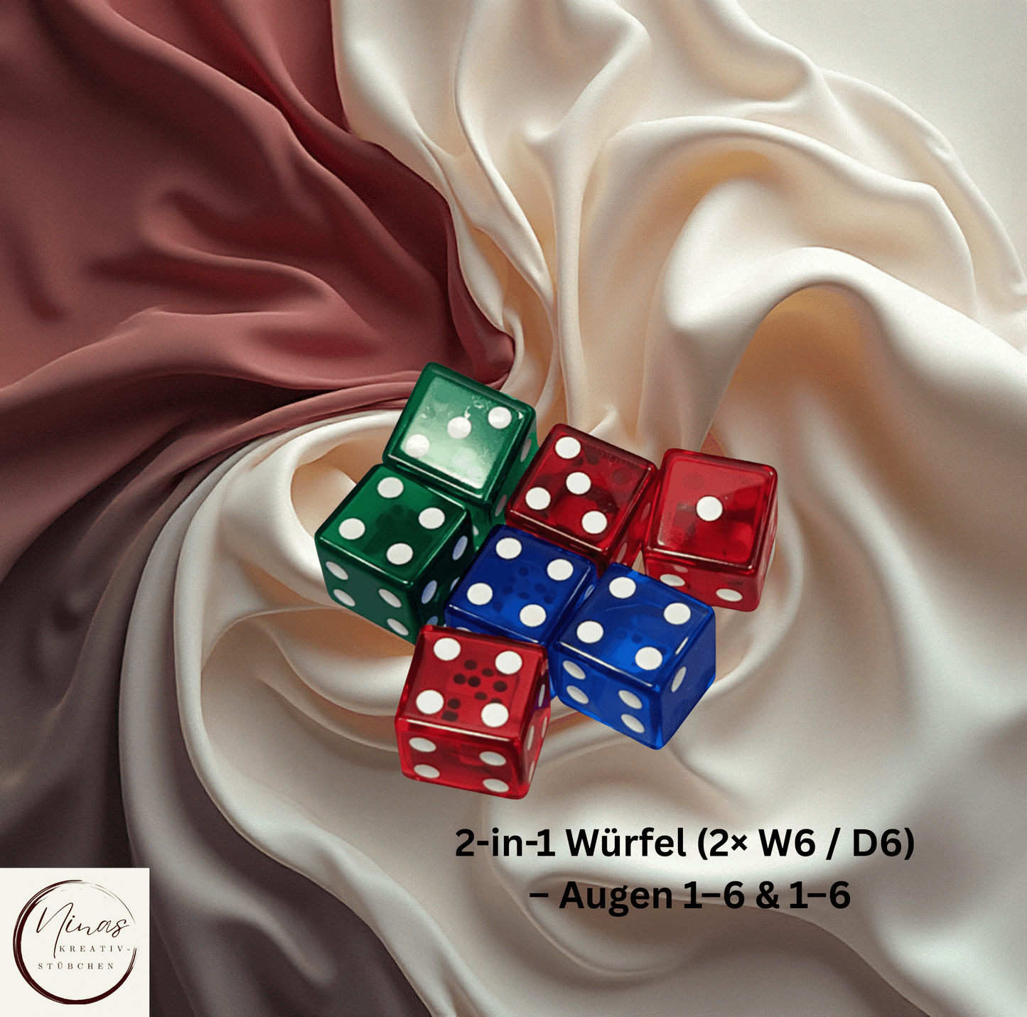 Würfel I verschiedene Würfel I Zubehör - Nina's Kreativstübchen